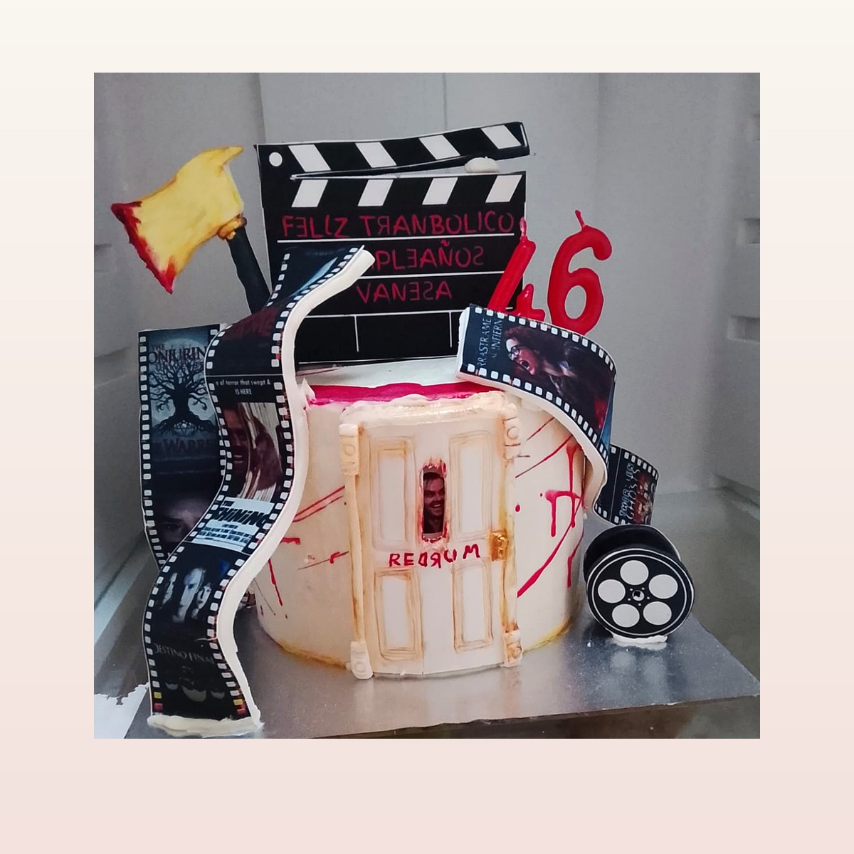Tarta cine de terror REDRUM 46
