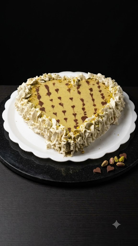 Tarta crema de pistacho